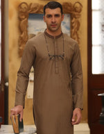 Load image into Gallery viewer, Brown Blended Kurta
