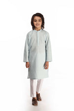 Load image into Gallery viewer, Embroidered Blue Kurta

