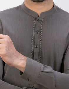 Grey Kameez Shalwar