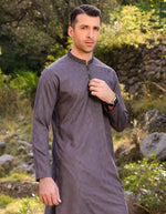 Load image into Gallery viewer, Grey Blended Kurta
