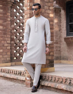 Load image into Gallery viewer, Fawn Blended Kurta Pajama
