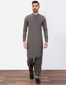 Grey Kameez Shalwar