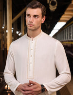 Load image into Gallery viewer, White Kameez Shalwar
