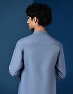 Load image into Gallery viewer, Blue Blended Kameez Shalwar
