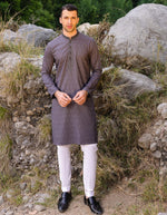 Load image into Gallery viewer, Grey Blended Kurta
