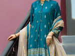 Load image into Gallery viewer, Teal Silk Suit
