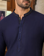 Load image into Gallery viewer, Navy Blue Kurta
