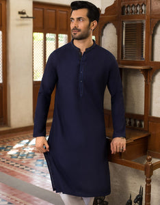 Navy Blue Kurta