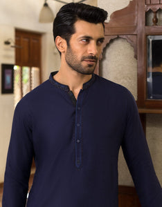 Navy Blue Kurta