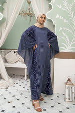Load image into Gallery viewer, Navy Blue Abaya
