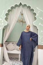 Load image into Gallery viewer, Navy Blue Abaya

