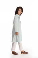 Load image into Gallery viewer, Embroidered Blue Kurta
