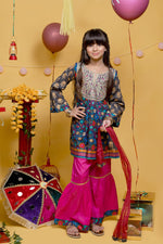 Load image into Gallery viewer, Multi Pink Gharara
