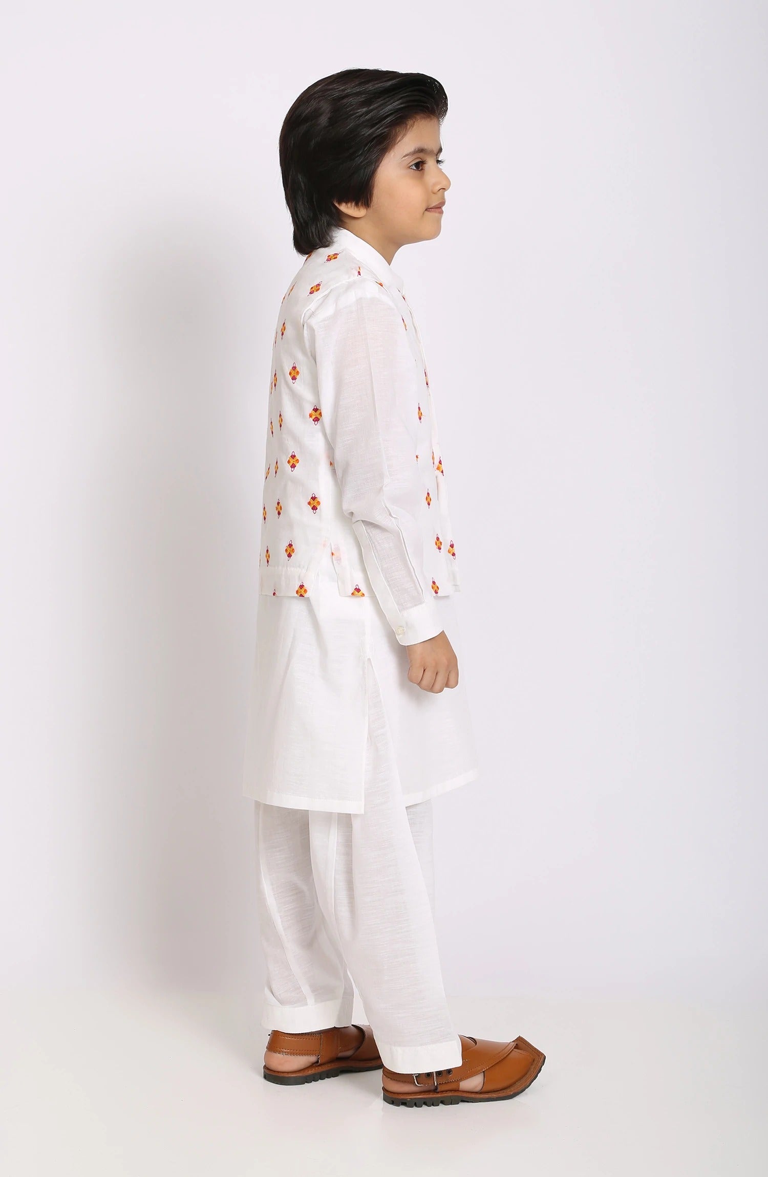 Embroidered Waistcoat Suit