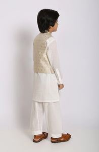 Off-White Waistcoat Suit
