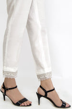 Load image into Gallery viewer, Embroidered White Pants
