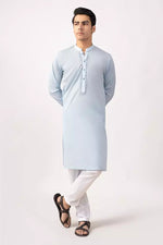 Load image into Gallery viewer, Sky Blue Embroidered Kurta
