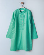Load image into Gallery viewer, Green Embroidered Kurta
